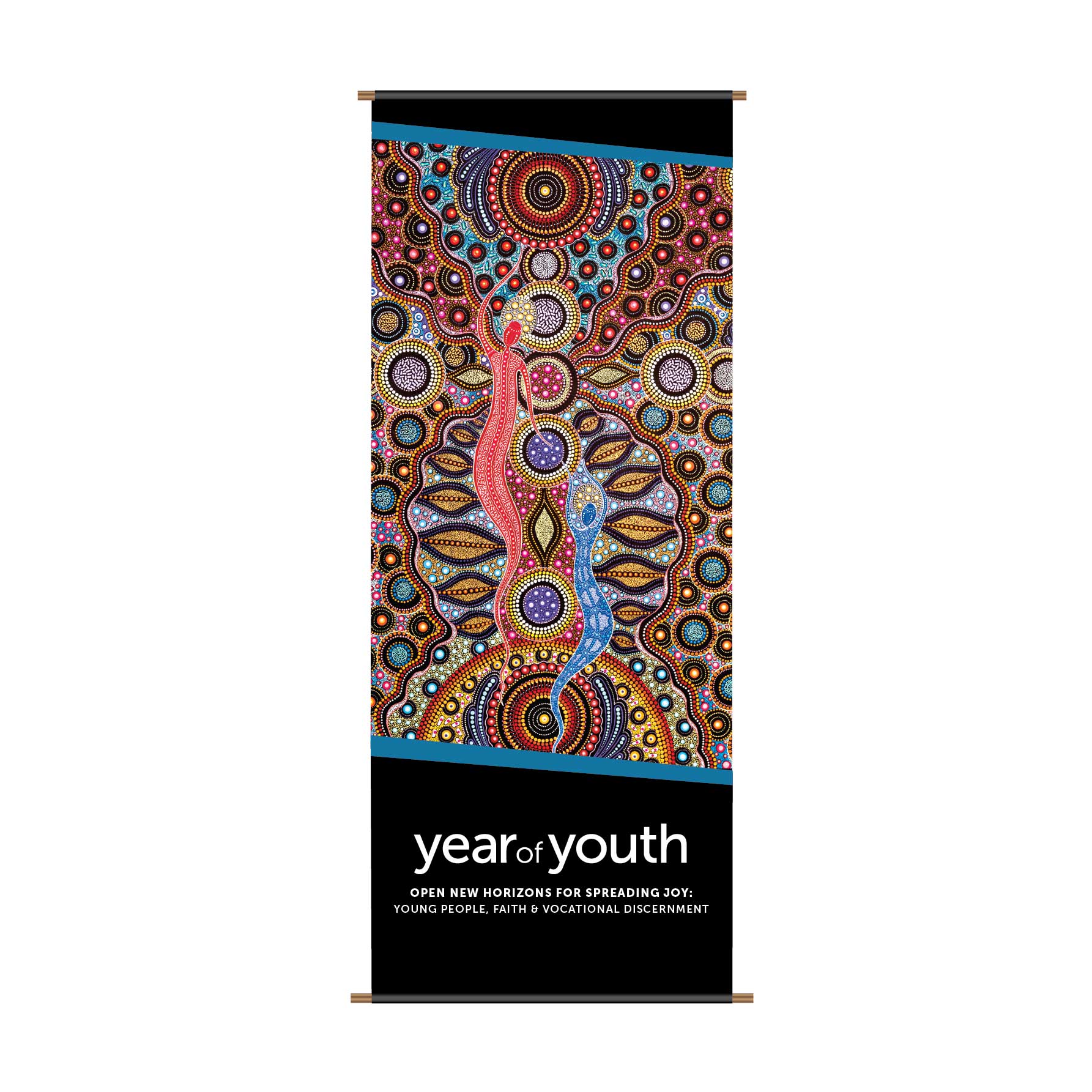 ITem 6 YoY Polyester Hanging Banner